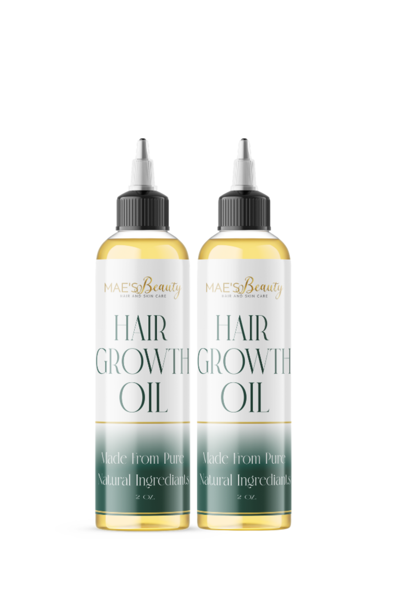 Mae's Beauty Hair Growth Oil × 2 Bundle - Beauty by Mae, LLCMae's Beauty