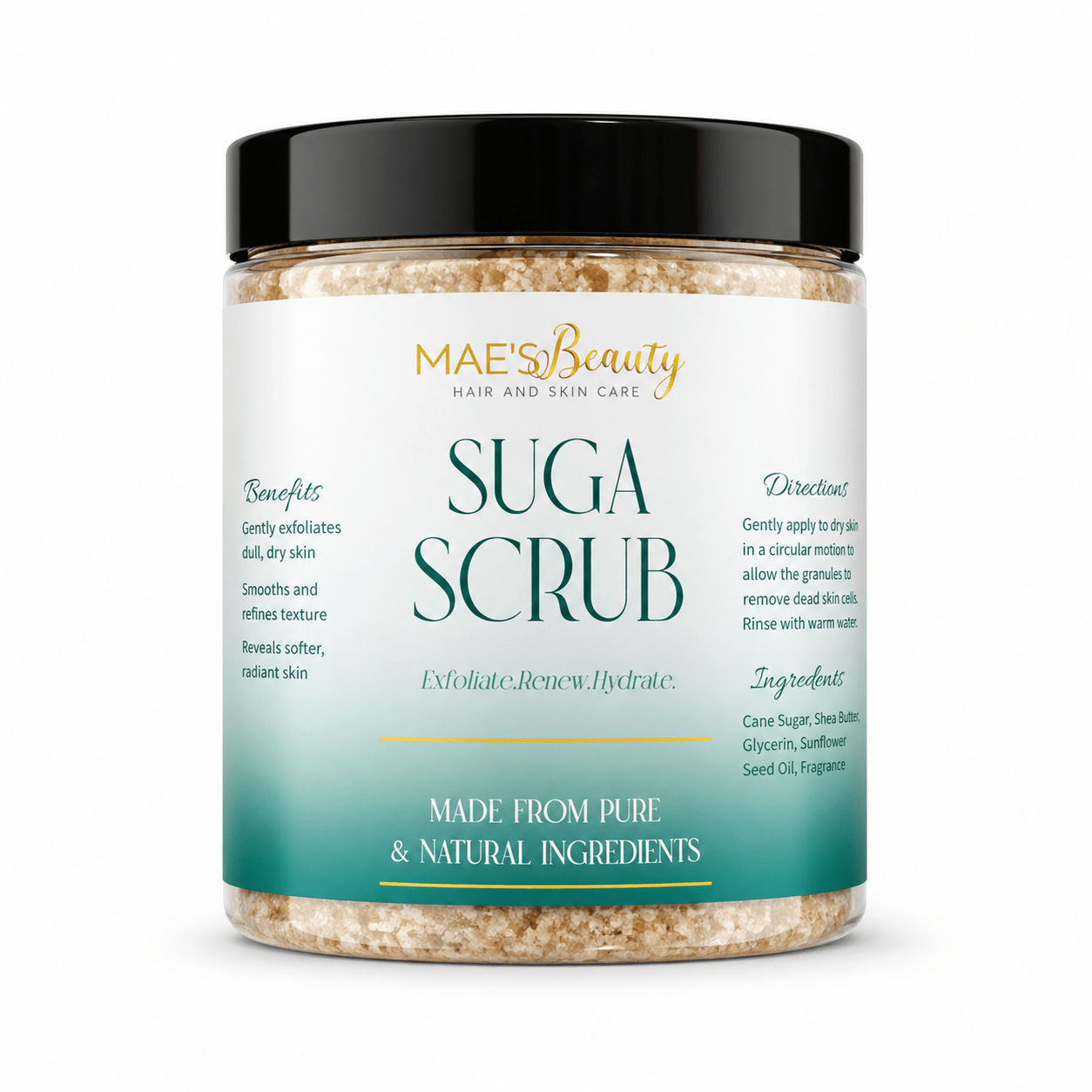 Mae's Beauty Suga Scrubs - Beauty by Mae, LLCBeauty by Mae, LLC